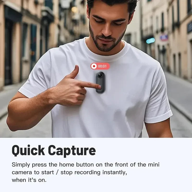 Mini Action Camera for Vlogging