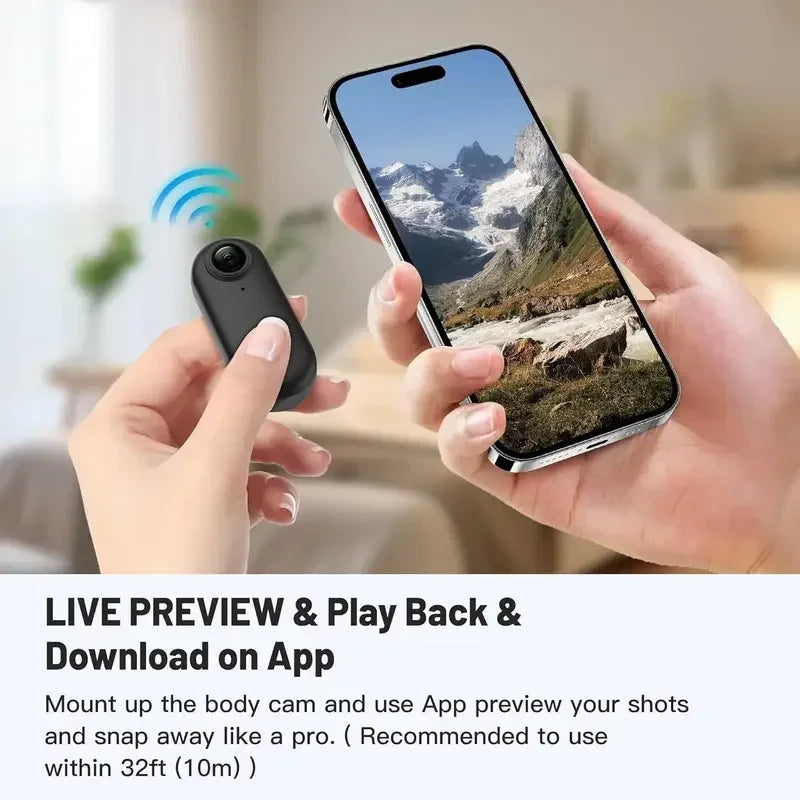 Mini Action Camera for Vlogging
