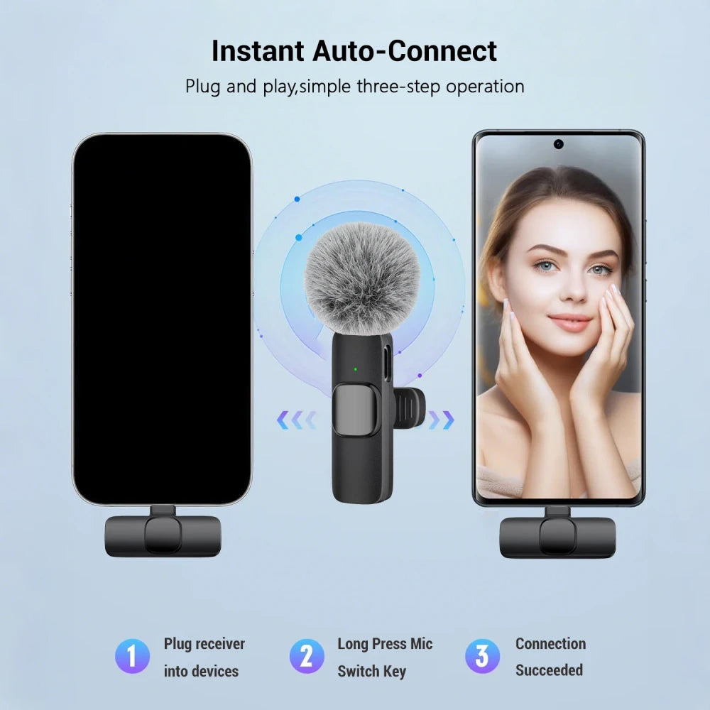 Type-C Wireless Lavalier Microphone